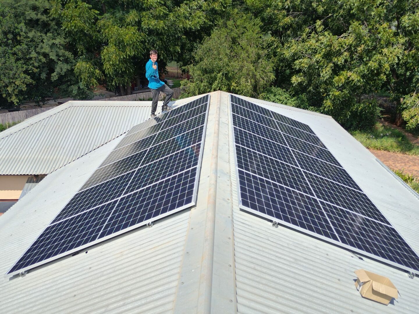 Solar system installation by Ctechtronics
