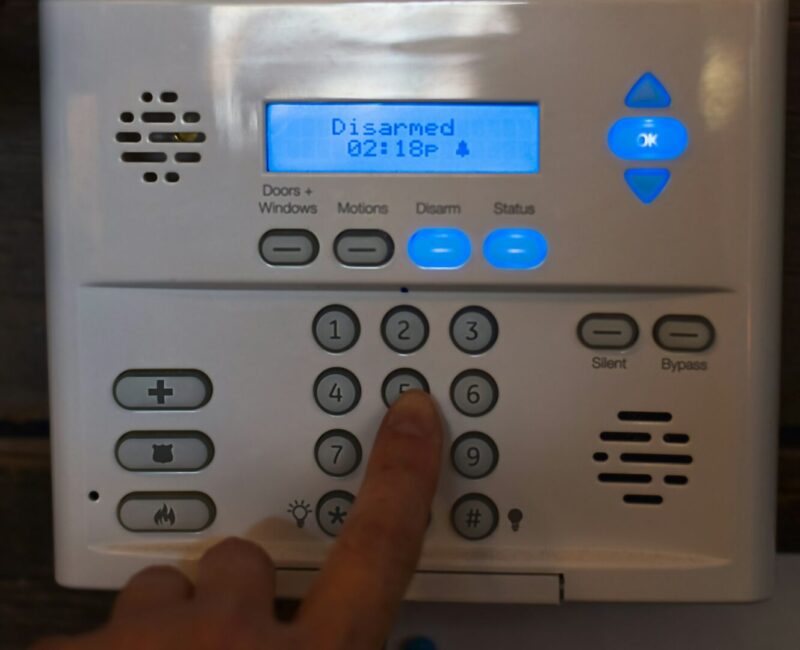 Electric fence and security installation